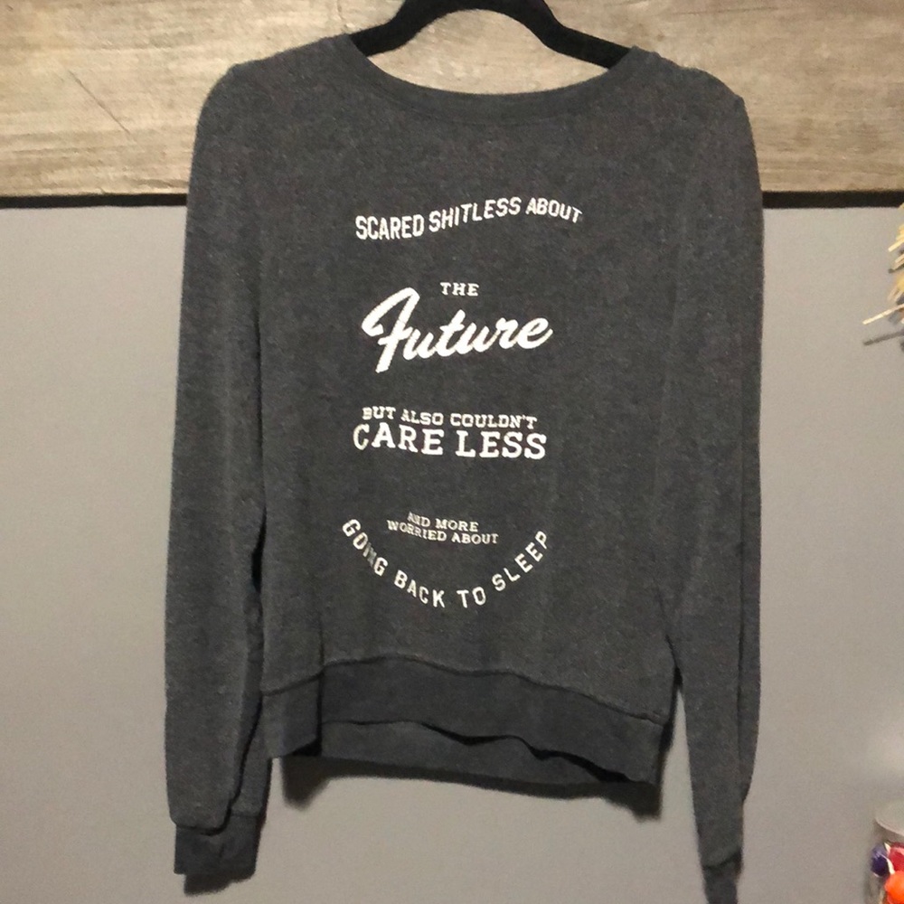 Revolve Wildfox Y2K style crew neck sweatshirt